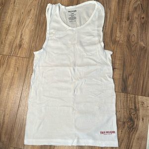 True religion mens tank top never worn